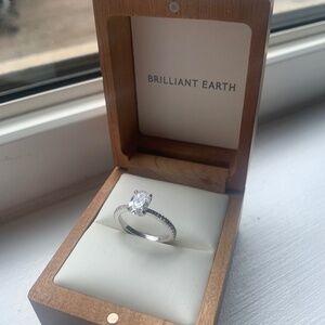 Oval Diamond Engagement Ring